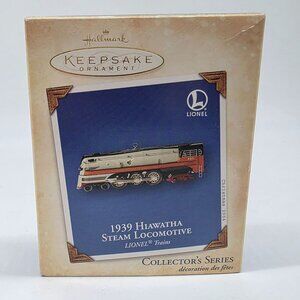 Hallmark Keepsake 1939 Hiawatha Steam Locomotive Lionel Trains Ornament